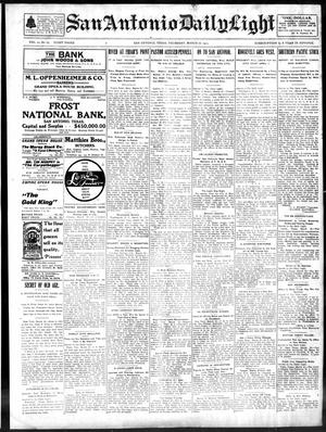 San Antonio Daily Light (San Antonio, Tex.), Vol. 22, No. 65, Ed. 1 Thursday, March 26, 1903