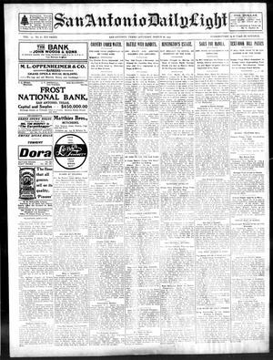 San Antonio Daily Light (San Antonio, Tex.), Vol. 22, No. 67, Ed. 1 Saturday, March 28, 1903
