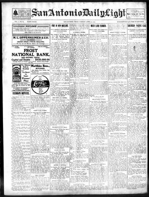 San Antonio Daily Light (San Antonio, Tex.), Vol. 22, No. 85, Ed. 1 Tuesday, April 14, 1903
