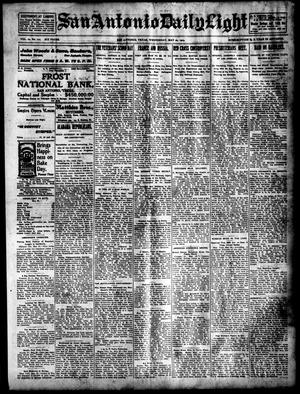 Primary view of object titled 'San Antonio Daily Light (San Antonio, Tex.), Vol. 22, No. 121, Ed. 1 Wednesday, May 20, 1903'.