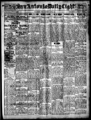 San Antonio Daily Light (San Antonio, Tex.), Vol. 22, No. 135, Ed. 1 Wednesday, June 3, 1903