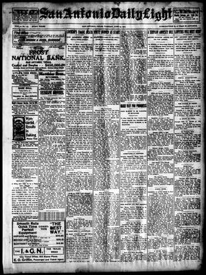 San Antonio Daily Light (San Antonio, Tex.), Vol. 22, No. 155, Ed. 1 Tuesday, June 23, 1903