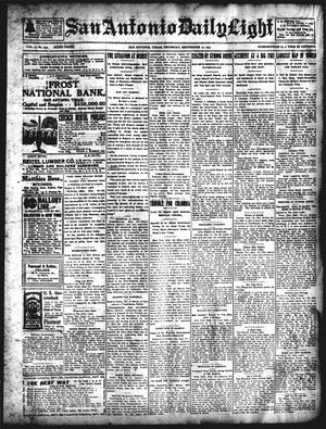 San Antonio Daily Light (San Antonio, Tex.), Vol. 22, No. 232, Ed. 1 Thursday, September 10, 1903