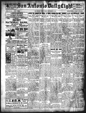 San Antonio Daily Light (San Antonio, Tex.), Vol. 22, No. 244, Ed. 1 Tuesday, September 22, 1903
