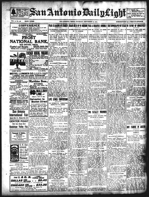 San Antonio Daily Light (San Antonio, Tex.), Vol. 22, No. 246, Ed. 1 Thursday, September 24, 1903