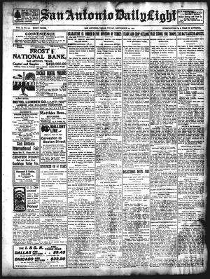 San Antonio Daily Light (San Antonio, Tex.), Vol. 22, No. 247, Ed. 1 Friday, September 25, 1903