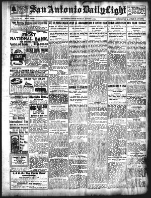 San Antonio Daily Light (San Antonio, Tex.), Vol. 22, No. 253, Ed. 1 Thursday, October 1, 1903