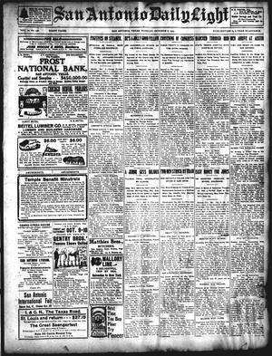 San Antonio Daily Light (San Antonio, Tex.), Vol. 22, No. 258, Ed. 1 Tuesday, October 6, 1903