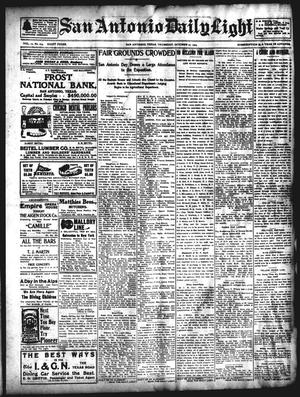 San Antonio Daily Light (San Antonio, Tex.), Vol. 22, No. 274, Ed. 1 Thursday, October 22, 1903