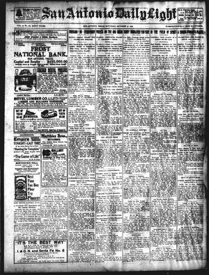 San Antonio Daily Light (San Antonio, Tex.), Vol. 22, No. 283, Ed. 1 Saturday, October 31, 1903