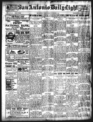 San Antonio Daily Light (San Antonio, Tex.), Vol. 22, No. 286, Ed. 1 Tuesday, November 3, 1903
