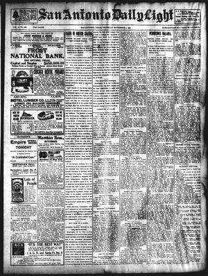San Antonio Daily Light (San Antonio, Tex.), Vol. 22, No. 288, Ed. 1 Thursday, November 5, 1903