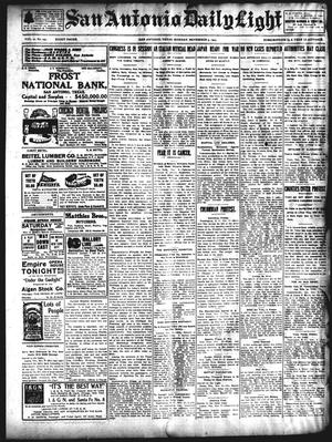 San Antonio Daily Light (San Antonio, Tex.), Vol. 22, No. 292, Ed. 1 Monday, November 9, 1903