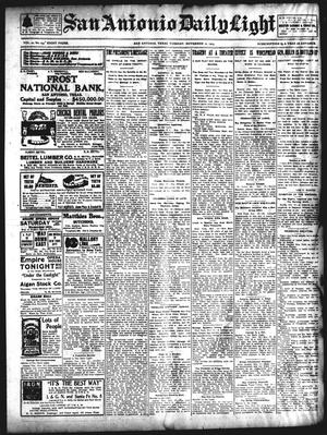 San Antonio Daily Light (San Antonio, Tex.), Vol. 22, No. 293, Ed. 1 Tuesday, November 10, 1903