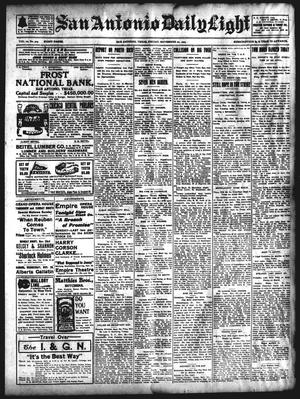 San Antonio Daily Light (San Antonio, Tex.), Vol. 22, No. 303, Ed. 1 Friday, November 20, 1903