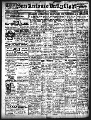 San Antonio Daily Light (San Antonio, Tex.), Vol. 22, No. 310, Ed. 1 Saturday, November 28, 1903