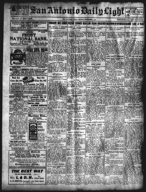 San Antonio Daily Light (San Antonio, Tex.), Vol. 22, No. 316, Ed. 1 Friday, December 4, 1903