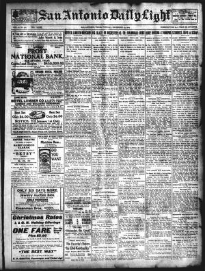 San Antonio Daily Light (San Antonio, Tex.), Vol. 22, No. 327, Ed. 1 Tuesday, December 15, 1903