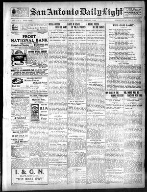 San Antonio Daily Light (San Antonio, Tex.), Vol. 23, No. 14, Ed. 1 Wednesday, February 3, 1904