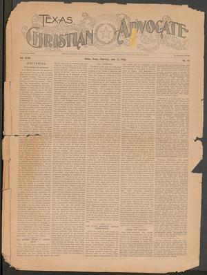 Texas Christian Advocate (Dallas, Tex.), Vol. 47, No. 42, Ed. 1 Thursday, June 13, 1901