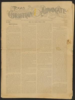 Primary view of object titled 'Texas Christian Advocate (Dallas, Tex.), Vol. 48, No. 24, Ed. 1 Thursday, February 6, 1902'.
