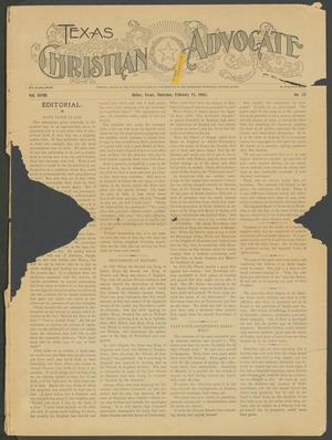 Texas Christian Advocate (Dallas, Tex.), Vol. 48, No. 25, Ed. 1 Thursday, February 13, 1902