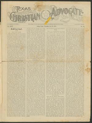 Texas Christian Advocate (Dallas, Tex.), Vol. 49, No. 49, Ed. 1 Thursday, July 30, 1903