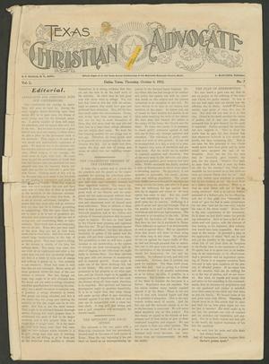 Texas Christian Advocate (Dallas, Tex.), Vol. 50, No. 7, Ed. 1 Thursday, October 8, 1903