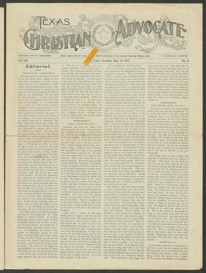 Texas Christian Advocate (Dallas, Tex.), Vol. 53, No. 41, Ed. 1 Thursday, May 30, 1907