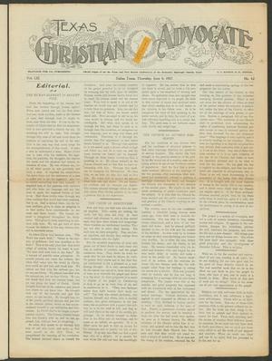 Texas Christian Advocate (Dallas, Tex.), Vol. 53, No. 42, Ed. 1 Thursday, June 6, 1907