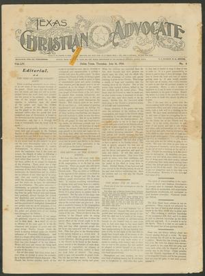 Texas Christian Advocate (Dallas, Tex.), Vol. 54, No. [48], Ed. 1 Thursday, July 16, 1908
