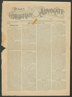 Texas Christian Advocate (Dallas, Tex.), Vol. 55, No. 18, Ed. 1 Thursday, December 17, 1908