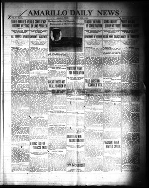 Amarillo Daily News (Amarillo, Tex.), Vol. 4, No. 185, Ed. 1 Friday, June 6, 1913