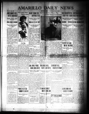 Amarillo Daily News (Amarillo, Tex.), Vol. 4, No. 195, Ed. 1 Wednesday, June 18, 1913