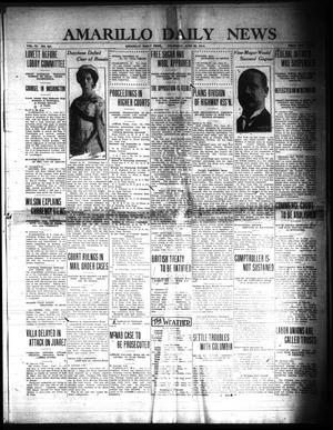 Amarillo Daily News (Amarillo, Tex.), Vol. 4, No. 201, Ed. 1 Thursday, June 26, 1913