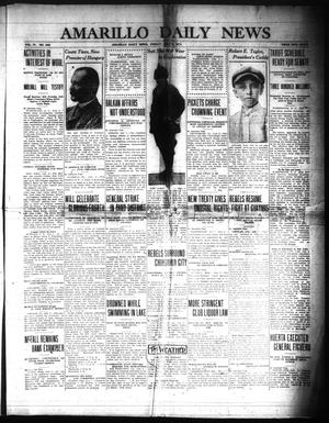 Primary view of object titled 'Amarillo Daily News (Amarillo, Tex.), Vol. 4, No. 209, Ed. 1 Friday, July 4, 1913'.