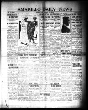 Amarillo Daily News (Amarillo, Tex.), Vol. 4, No. 219, Ed. 1 Wednesday, July 16, 1913