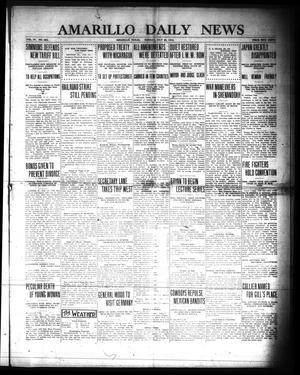 Primary view of object titled 'Amarillo Daily News (Amarillo, Tex.), Vol. 4, No. 223, Ed. 1 Sunday, July 20, 1913'.