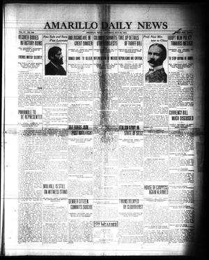 Primary view of object titled 'Amarillo Daily News (Amarillo, Tex.), Vol. 4, No. 226, Ed. 1 Thursday, July 24, 1913'.