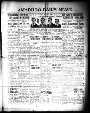 Amarillo Daily News (Amarillo, Tex.), Vol. 4, No. 231, Ed. 1 Wednesday, July 30, 1913