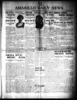 Amarillo Daily News (Amarillo, Tex.), Vol. 4, No. 249, Ed. 1 Wednesday, August 20, 1913