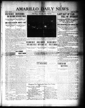 Primary view of object titled 'Amarillo Daily News (Amarillo, Tex.), Vol. 4, No. 294, Ed. 1 Saturday, October 11, 1913'.