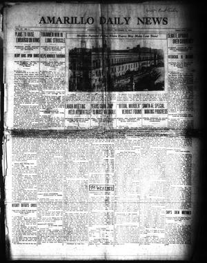Primary view of object titled 'Amarillo Daily News (Amarillo, Tex.), Vol. 4, No. 7, Ed. 1 Tuesday, November 11, 1913'.