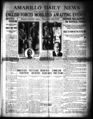 Amarillo Daily News (Amarillo, Tex.), Vol. 4, No. 235, Ed. 1 Tuesday, August 4, 1914