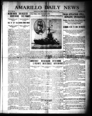 Amarillo Daily News (Amarillo, Tex.), Vol. 4, No. 242, Ed. 1 Wednesday, August 12, 1914