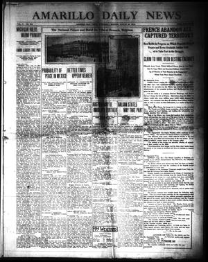 Amarillo Daily News (Amarillo, Tex.), Vol. 4, No. 254, Ed. 1 Wednesday, August 26, 1914