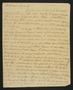 Primary view of [Letter from Elizabeth Upshur Teackle to her husband, Littleton Dennis Teackle, May 17, 1813]