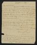 Primary view of [Letter from Elizabeth Upshur Teackle to her husband, Littleton Dennis Teackle, July 27, 1813]