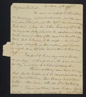 [Letter from Elizabeth Upshur Teackle to her husband, Littleton Dennis Teackle, September 8, 1813]