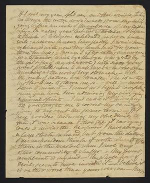 [Letter from Elizabeth Upshur Teackle to John Eyre, October 29, 1813]